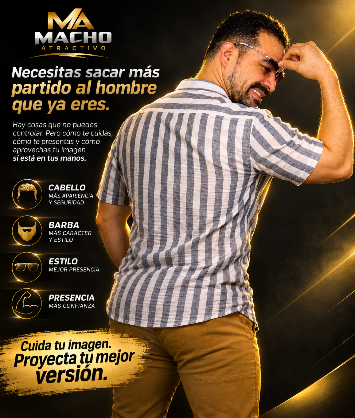 Filosofía Macho Atractivo